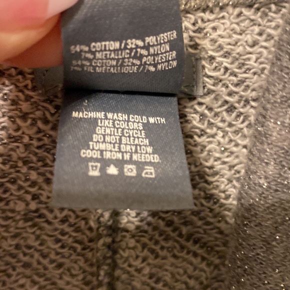 Aerie gray sparkly tunic top - Picture 3 of 12